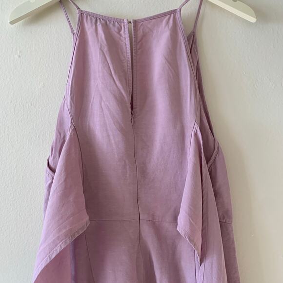 Lavender Greylin Jumpsuit Size Small Purple Linen - Picture 6 of 11